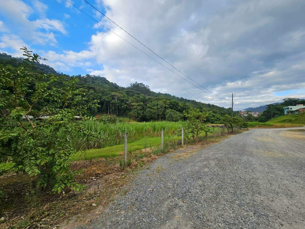 Imagem Terreno com área total de 143.447,14 m², edificado com um galpão industrial de 3.600 m² na Estrada Nova em Jaraguá do Sul
