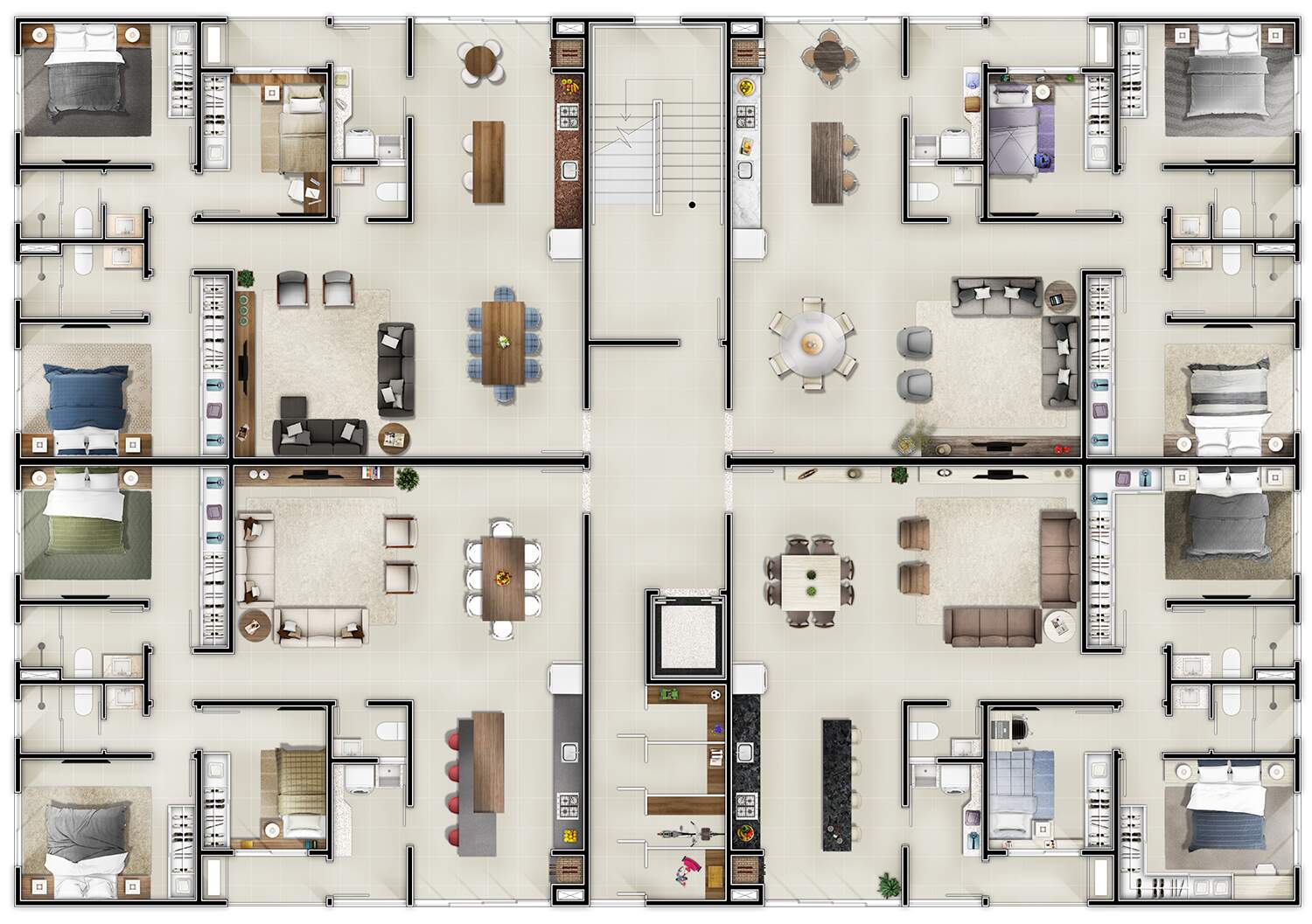 Imagem Apartamento à venda, 2 quartos, 1 suíte, 2 vagas, Barra do Rio Cerro - Jaraguá do Sul/SC