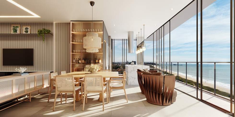 Imagem Apartamento à venda, 3 quartos, 3 suítes, 2 vagas, Centro - Balneário Piçarras/SC