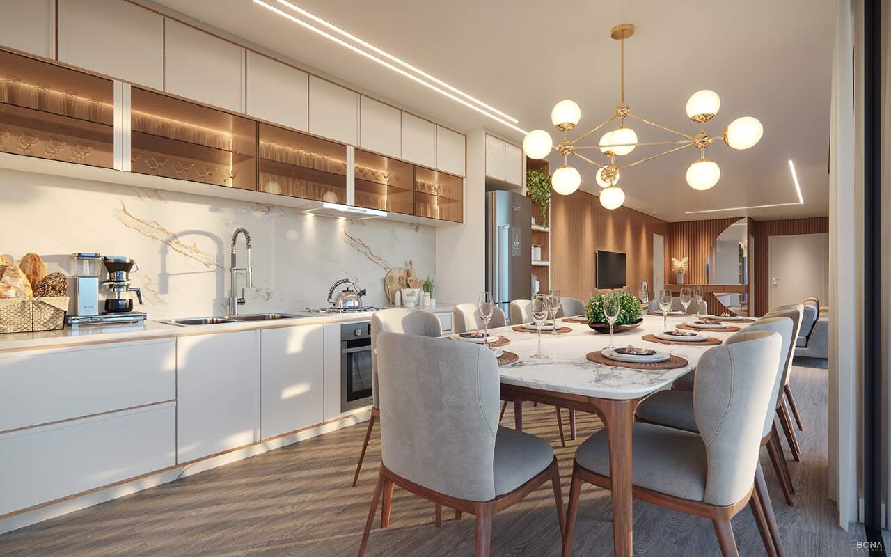 Imagem Apartamento com 1 Suíte + 2 Dormitórios e 2 Vagas | Condomínio com Lazer Completo e Vista Incrível