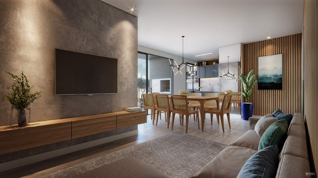 Imagem Apartamento com 1 Suíte + 2 Dormitórios e 2 Vagas | Condomínio com Lazer Completo e Vista Incrível