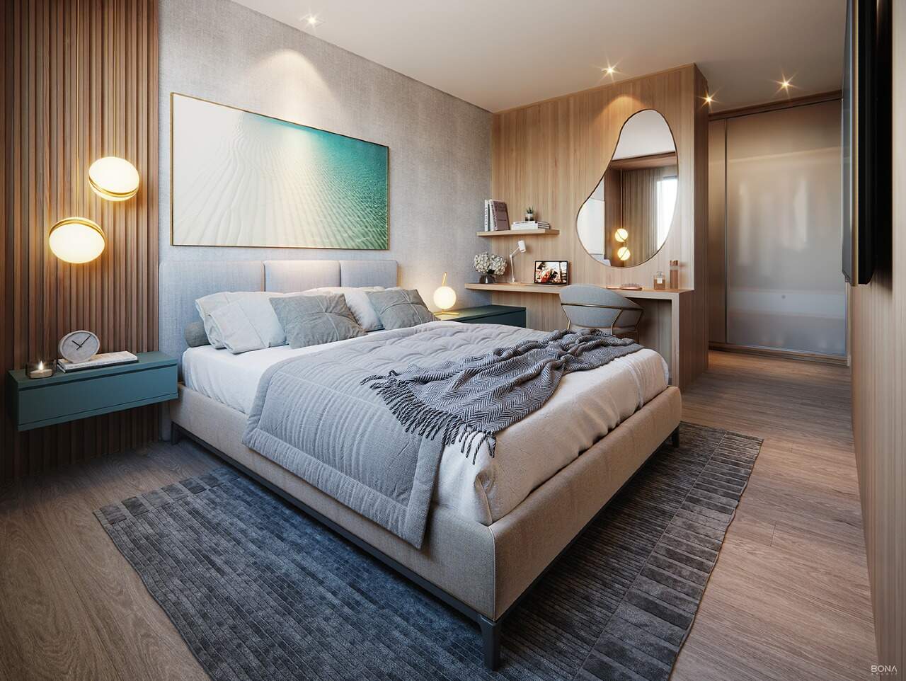 Imagem Apartamento com 1 Suíte + 2 Dormitórios e 2 Vagas | Condomínio com Lazer Completo e Vista Incrível