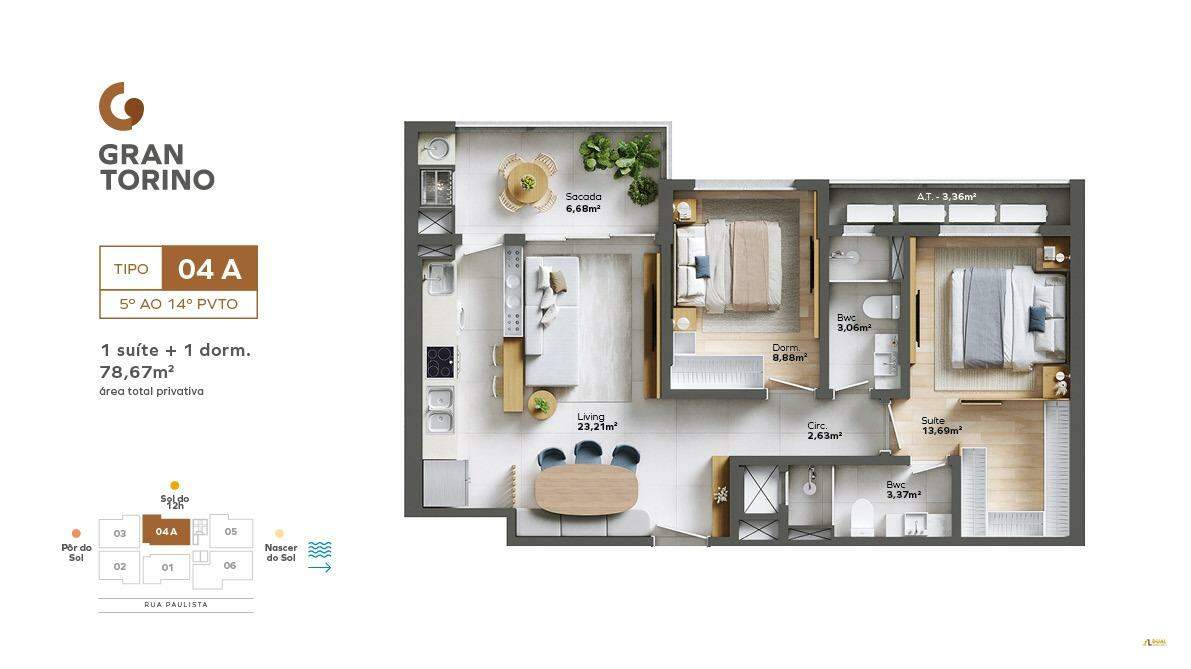 Imagem Apartamento na Planta no Itacolomi em Balneário Piçarras