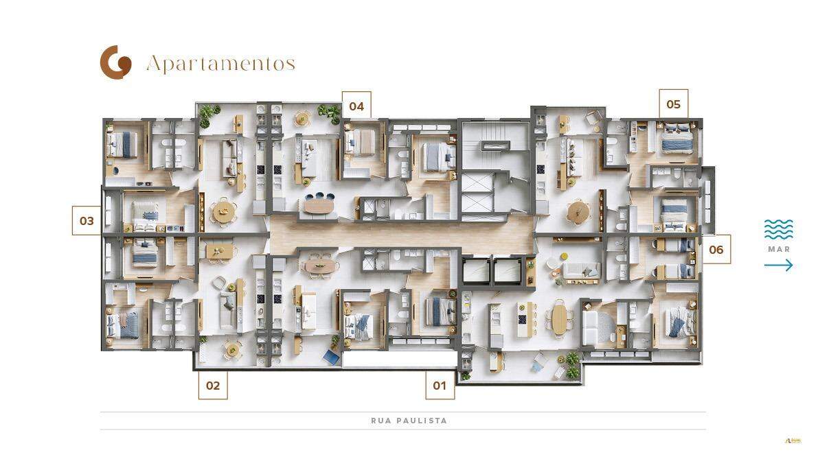 Imagem Apartamento à venda, 1 quarto, 1 suíte, Itacolomi - Balneário Piçarras/SC