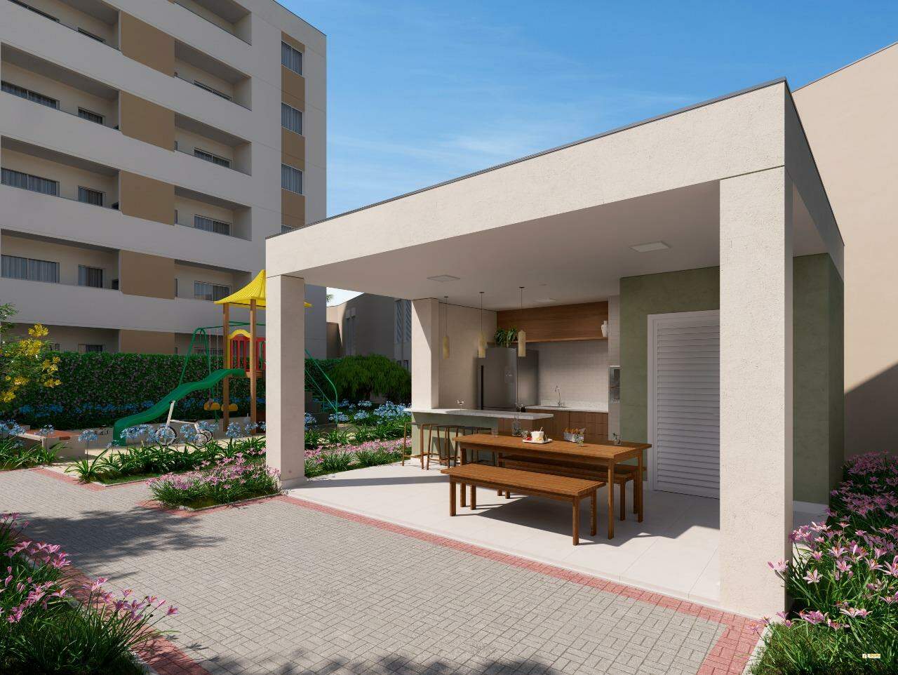 Imagem Apartamento à venda, 2 quartos, 1 vaga, Espinheiros - Joinville/SC