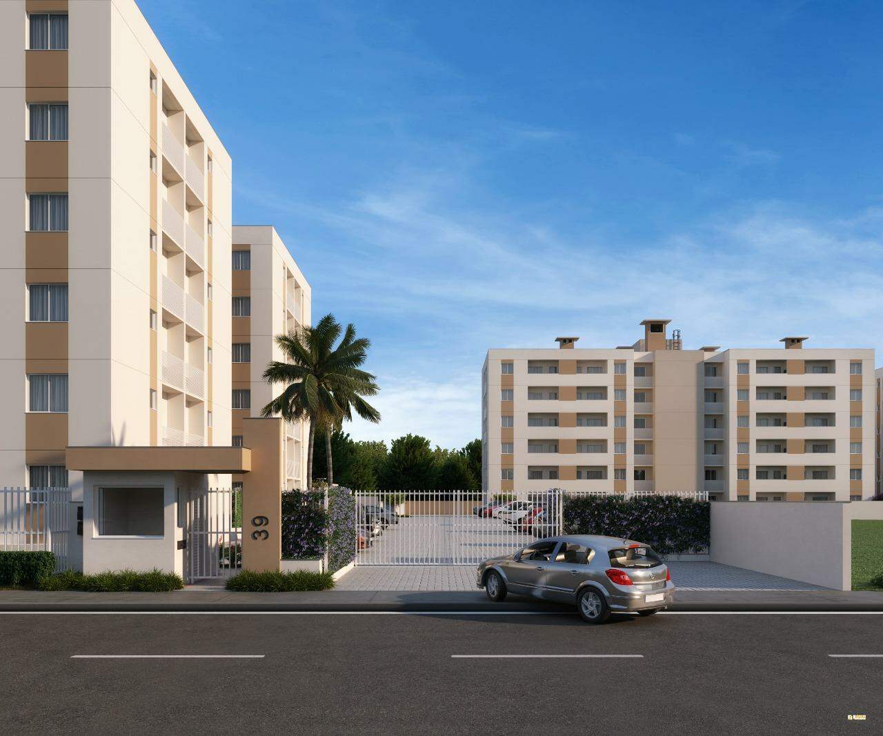 Imagem Apartamento à venda, 2 quartos, 1 vaga, Espinheiros - Joinville/SC