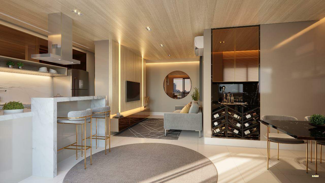 Imagem Apartamento à venda, 1 quarto, 2 suítes, 1 vaga, Santo Antônio - Joinville/SC