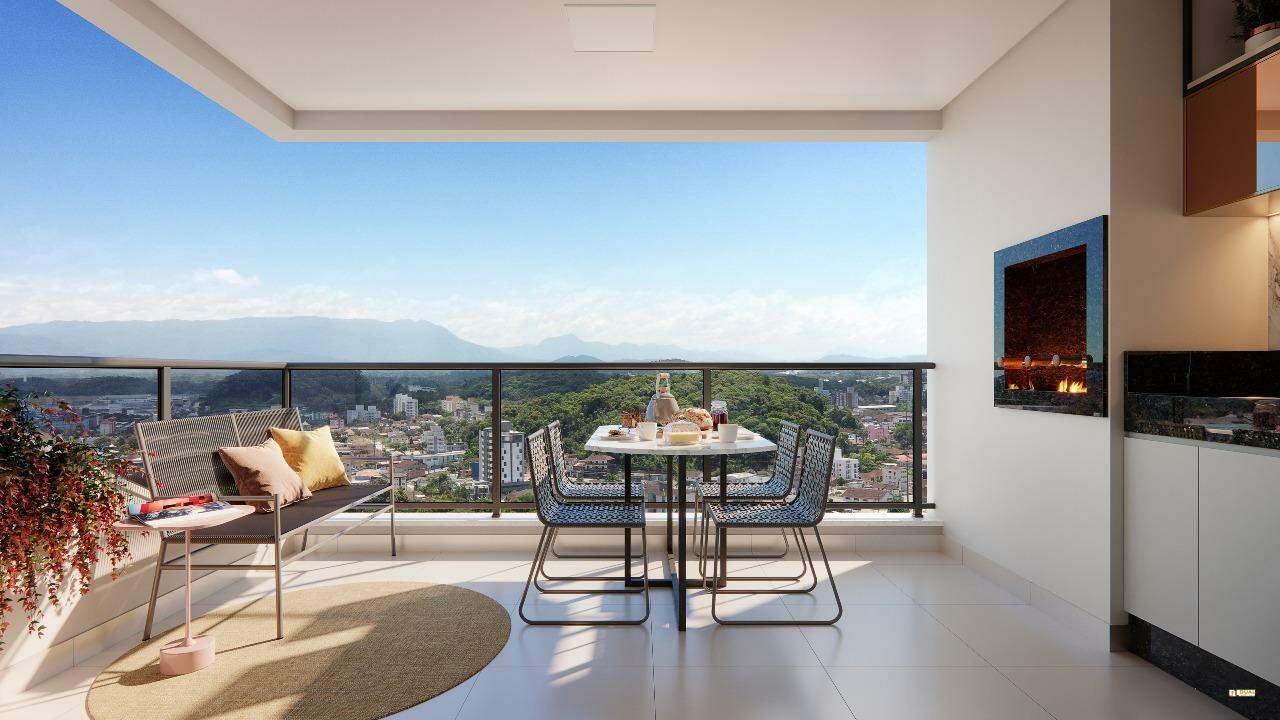 Apartamento à venda, 1 quarto, 2 suítes, 1 vaga, Santo Antônio - Joinville/SC