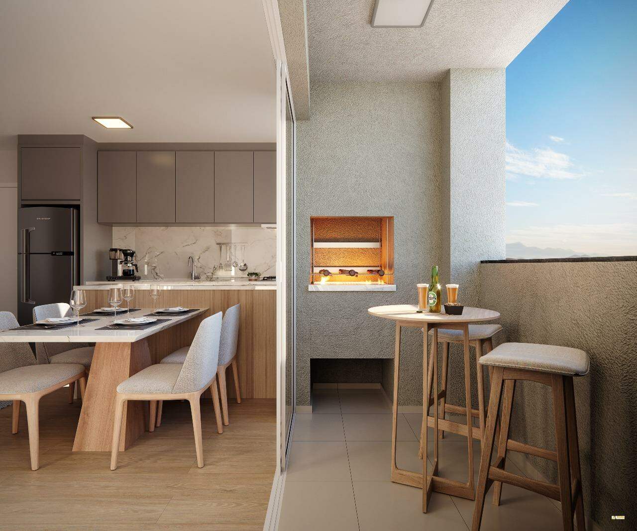 Imagem Apartamento à venda, 2 quartos, 1 vaga, Glória - Joinville/SC