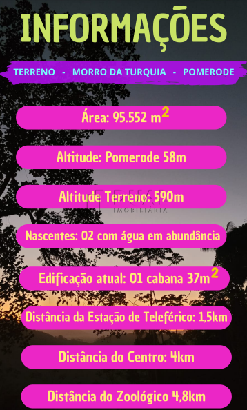 Imagem Terreno de 95.552 m² no Morro da Turquia em Pomerode