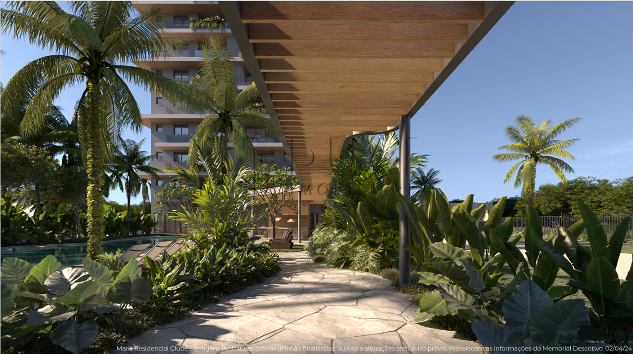 Imagem Apartamento no Maris Residencial Clube com 60,03m² em Porto Belo/SC