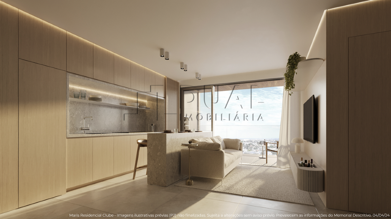 Imagem Apartamento no Maris Residencial Clube com 60,03m² em Porto Belo/SC