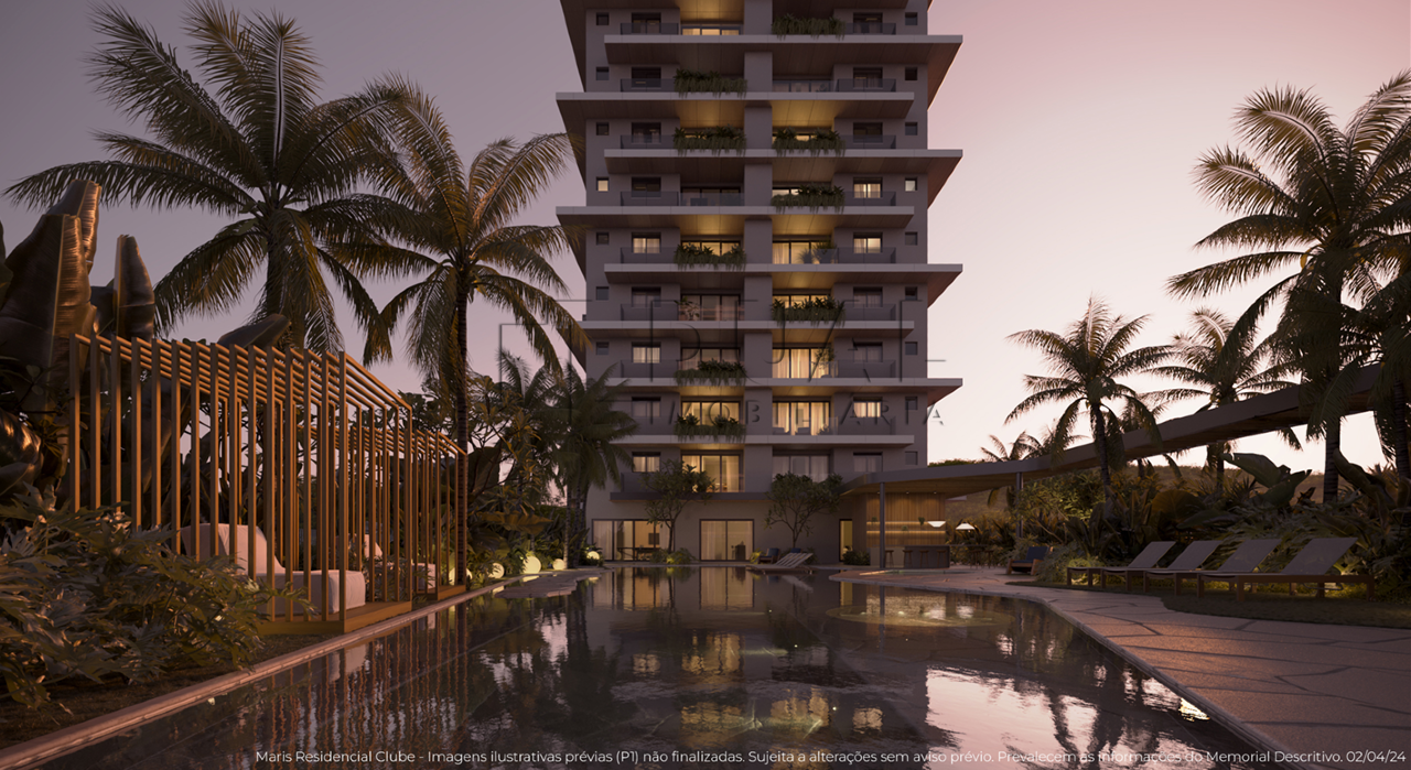 Imagem Apartamento no Maris Residencial Clube com 60,03m² em Porto Belo/SC