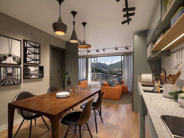 Imagem Apartamento à venda, 1 quarto, 1 suíte, 1 vaga, Nova Brasília - Jaraguá do Sul/SC