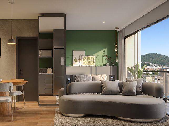 Imagem Apartamento à venda, 1 quarto, 1 suíte, 1 vaga, Nova Brasília - Jaraguá do Sul/SC