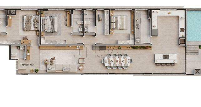 Imagem Cobertura Exclusiva no Coração da Cidade – 3 Suítes, Piscina Privativa e Sofisticação Total!