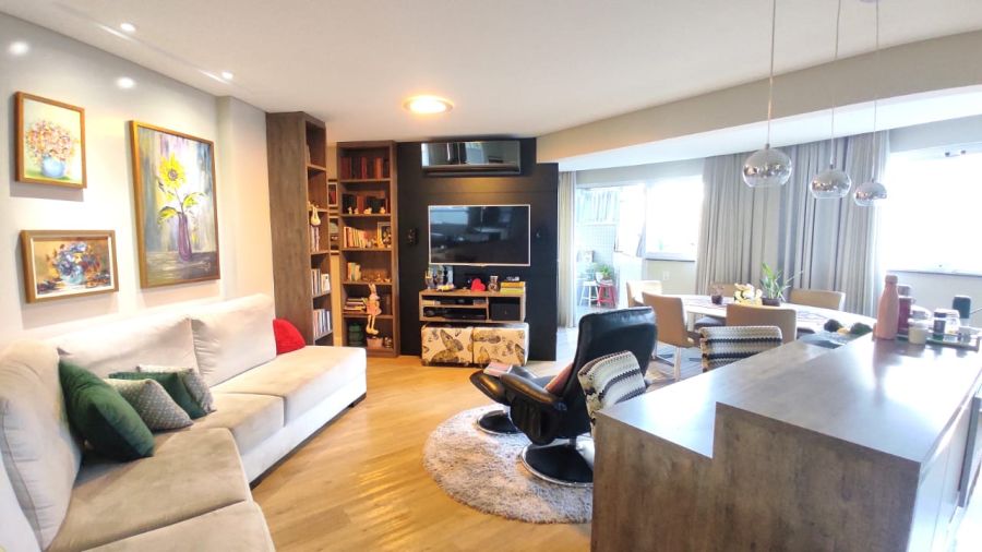 Imagem Apartamento Mobiliado no Centro de Jaraguá do Sul com Terraço