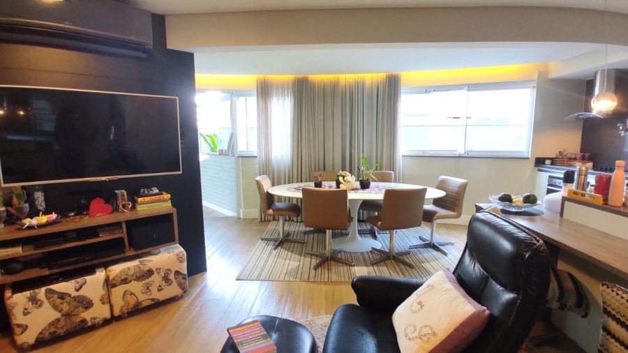 Imagem Apartamento Mobiliado no Centro de Jaraguá do Sul com Terraço