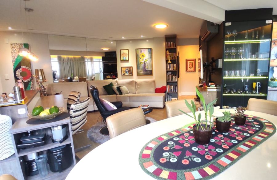 Imagem Apartamento Mobiliado no Centro de Jaraguá do Sul com Terraço