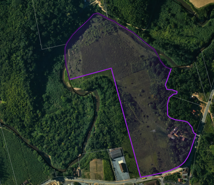 Área de 102.111.51m² com possibilidade de loteamento no bairro Jaraguá 84 em Jaraguá do Sul