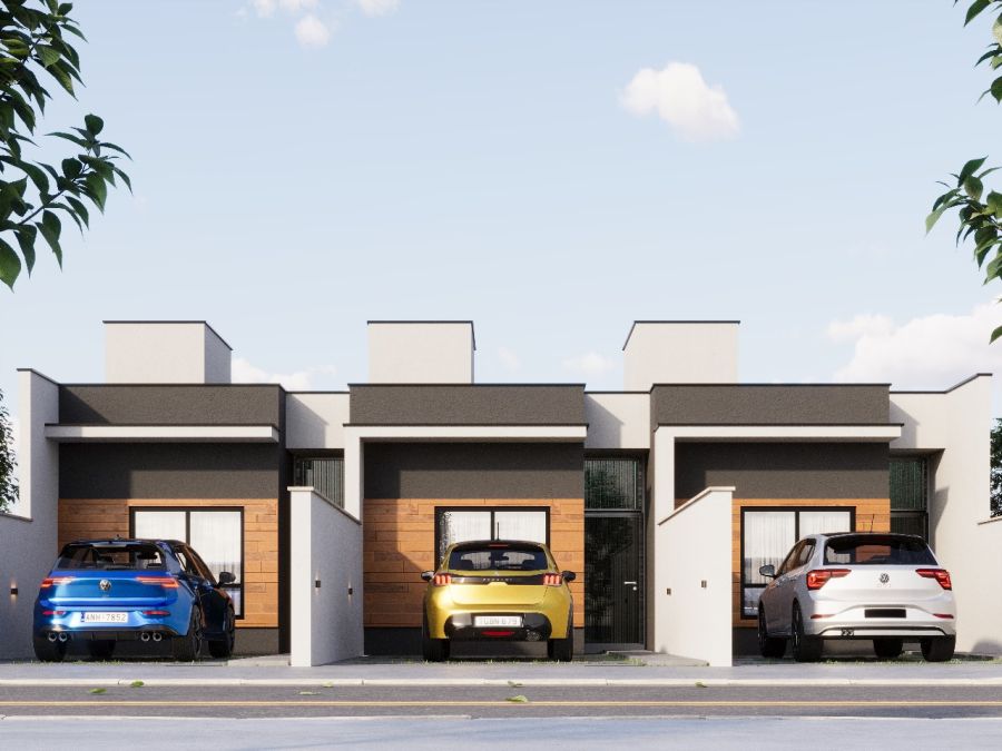Imagem Geminado Novo com 60,30m² à Venda no Bairro João Pessoa - Jaraguá do Sul
