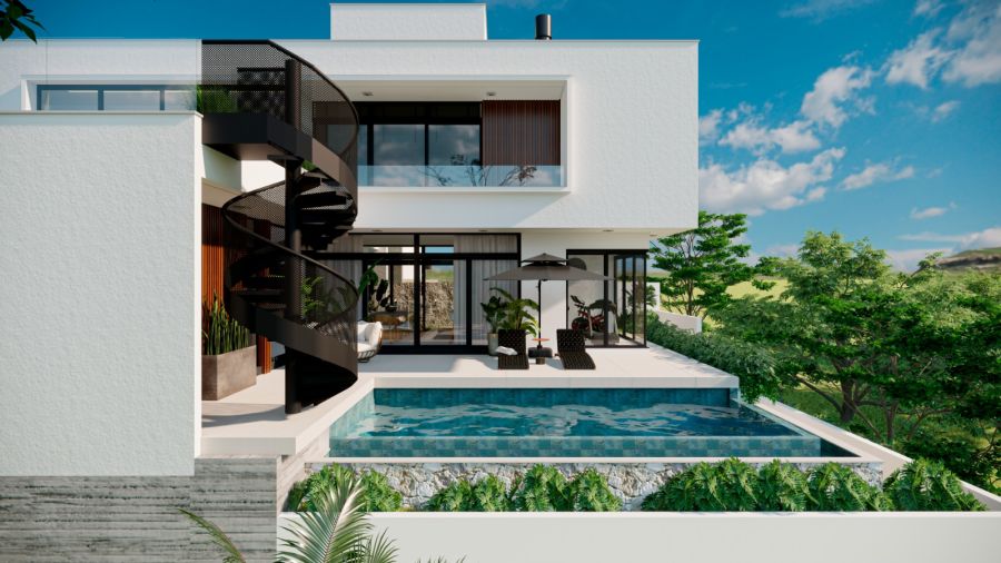 Imagem Casa de Alto Padrão à Venda no Bairro Amizade | 401m², 4 Suítes, Rooftop e Vista para Montanhas