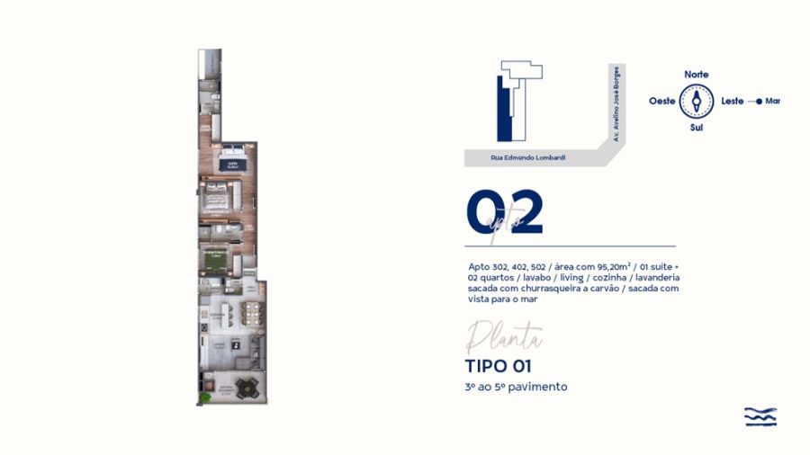 Imagem Apartamentos à venda no Brisa Residence - 80 metros do mar em Barra Velha - SC