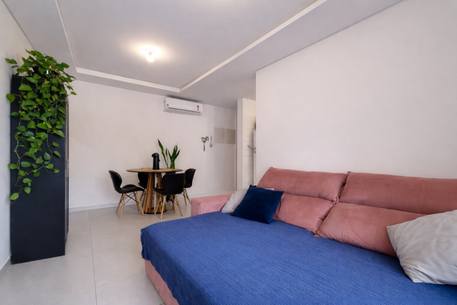 Imagem Apartamento com 84,18m² c/01 suíte + 02 quartos em prédio com piscina