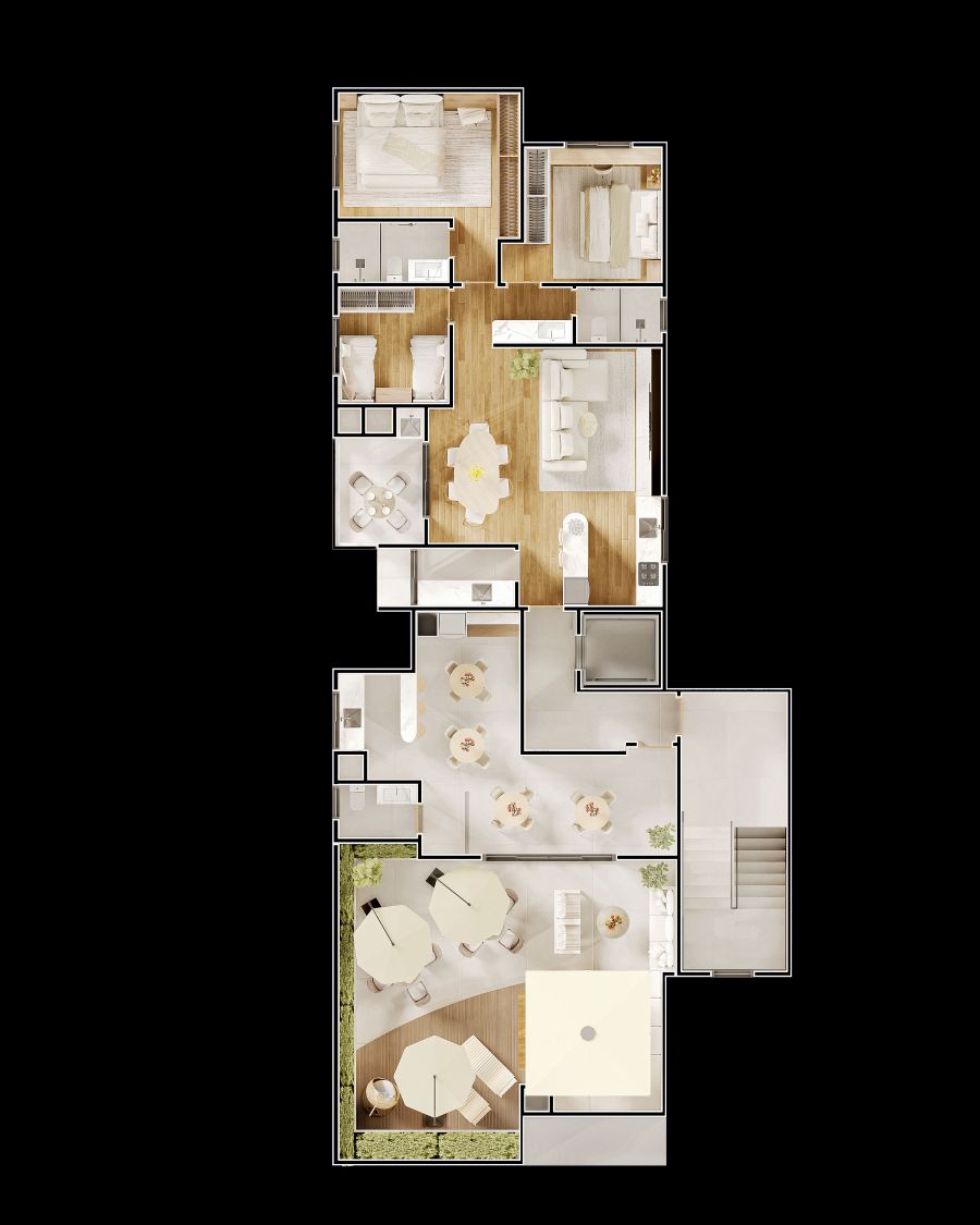 Imagem Apartamento com 85m² a 97,84m² no Czerniewicz em Jaraguá do Sul