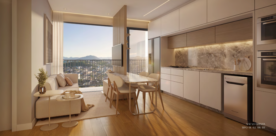 Imagem Aptos na planta de 1 ou 2 dorm. 36 a 58m² no Nova Brasília em Jaraguá do Sul