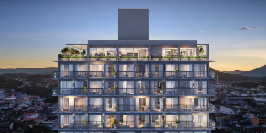 Imagem Aptos na planta de 1 ou 2 dorm. 36 a 58m² no Nova Brasília em Jaraguá do Sul