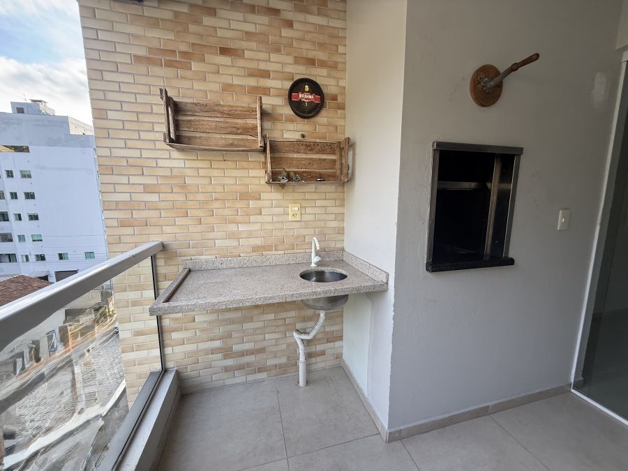 Imagem Apartamento na Vila Nova com 1 suíte mais 2 quartos e sacada com churrasqueira