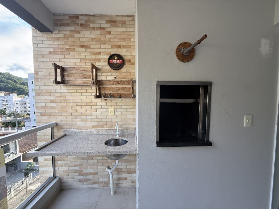 Imagem Apartamento na Vila Nova com 1 suíte mais 2 quartos e sacada com churrasqueira