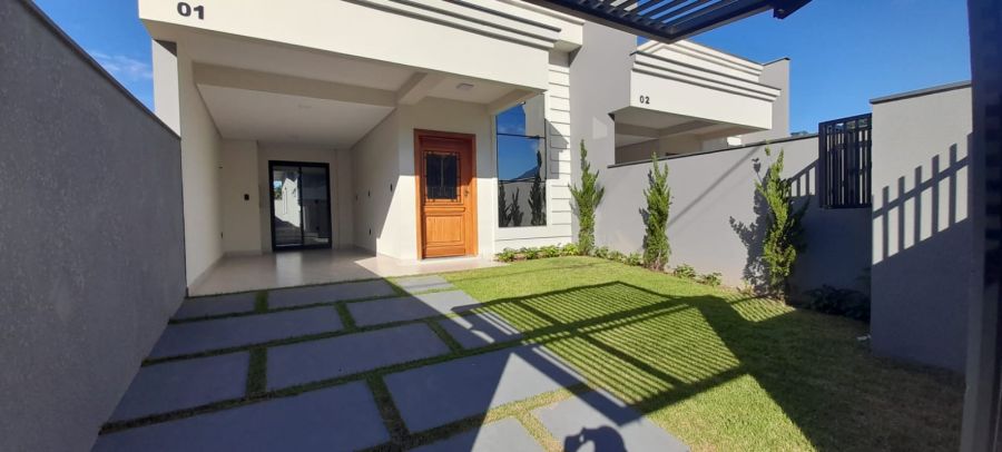 Imagem Geminado no Residencial Lótus com 2 suítes + dormitório e 162,50m² à venda no bairro Barra do rio cerro I em Jaraguá do Sul