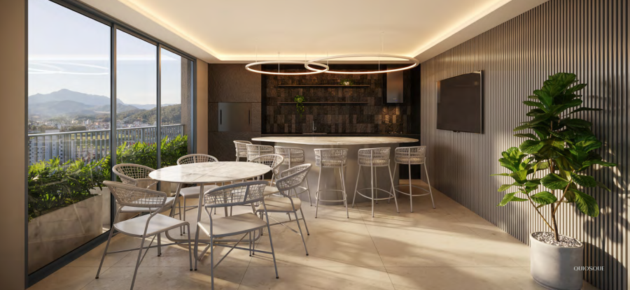 Imagem Apartamento na planta de 2 quartos de 58,69 m² no Nova Brasília em Jaraguá do Sul