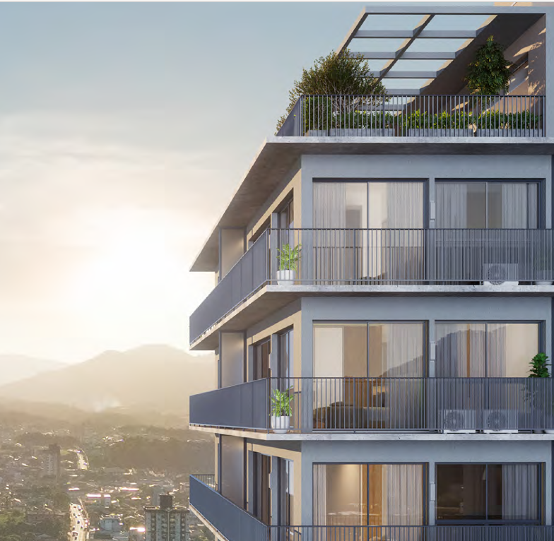Imagem principal Apartamento na planta de 2 quartos de 58,69 m² no Nova Brasília em Jaraguá do Sul
