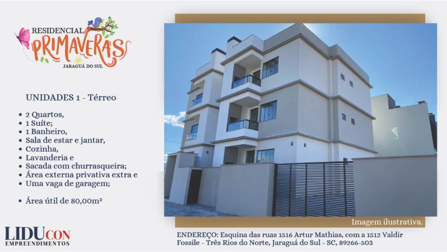 Imagem Apartamento de 3 Quartos (1 Suíte) no Três Rios do Norte
