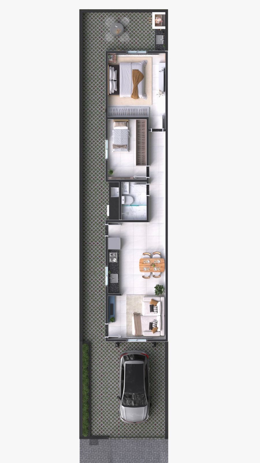 Imagem Geminado - Braço do Ribeirão Cavalo - 2 quartos