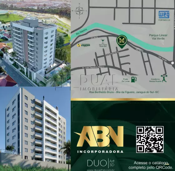 Imagem Apartamento à venda, 2 quartos, 1 suíte, 1 vaga, Ilha da Figueira - Jaraguá do Sul/SC